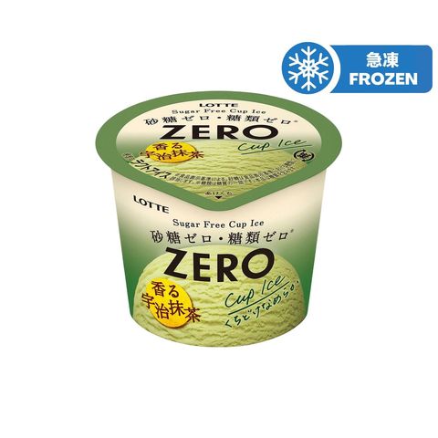 Lotte Japan Zero Mini Cup Uji Matcha Flavour Frozen Confection 120ml
