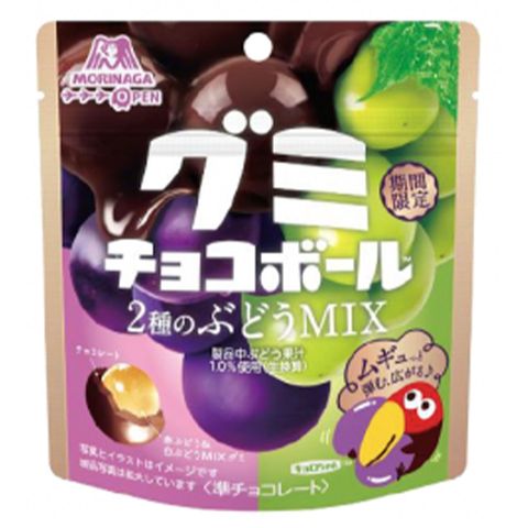 森永製菓   雙重葡萄軟糖朱古力 47克 [平行進口]