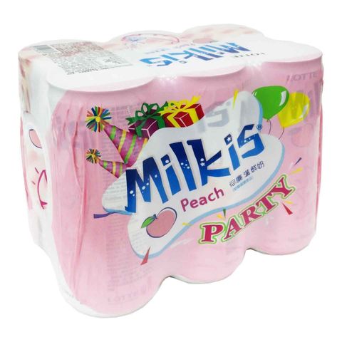 Lotte Milkis Peach Flavor 6 x 250ml