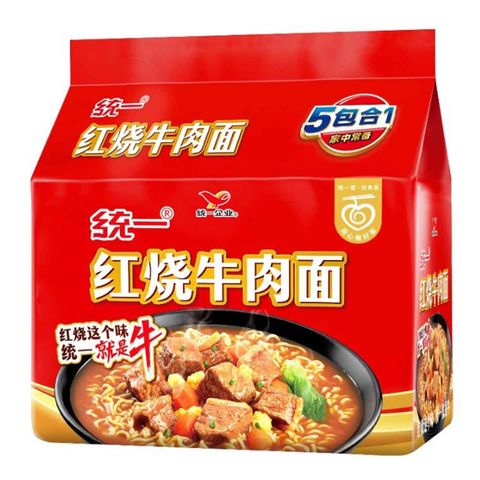 Uni-President Roasted Beef Flavor Noodle 5 x 100g