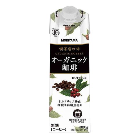 Fujimilk Moriyama Organic Coffee 1000g