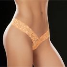 Mapale 93 Lace Thong - Orange - L 1 Piece 849663058146