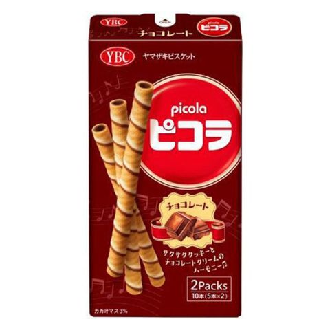 YBC Picola Chocolate Flavour Sandwich Roll (2 Bags) 49g [Parallel Import]
