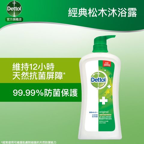 Dettol Anti-bacterial pH-Balanced Shower Gel (Pine) 950g