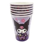 Sanrio Kuromi Paper Cups (9oz) 6 Pieces