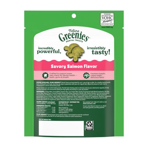 Greenies Feline Salmon 4.6oz (packaging will be shipped out randomly)