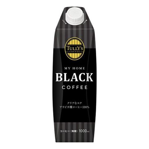 Ito En Tully's Coffee My Home Black Coffee 1000ml [Parallel Import]