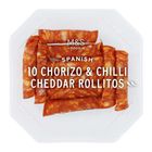 10 Chorizo & Chilli Cheddar Rollitos 110g 93521