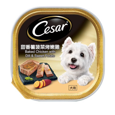 Cesar Gourmet Baked Chicken with Dill & Sweet Potato 100g