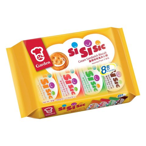 Garden Si Si Sic Assorted Tray Pack (8 Packs) 394g