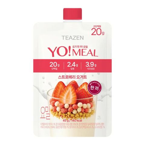 Teazen Yo Meal Strawberry Yogurt High Protein Shake 45g