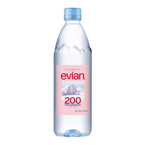 Evian Natural Mineral Water 500ml (Packaging will be Shipped Out Randomly)
