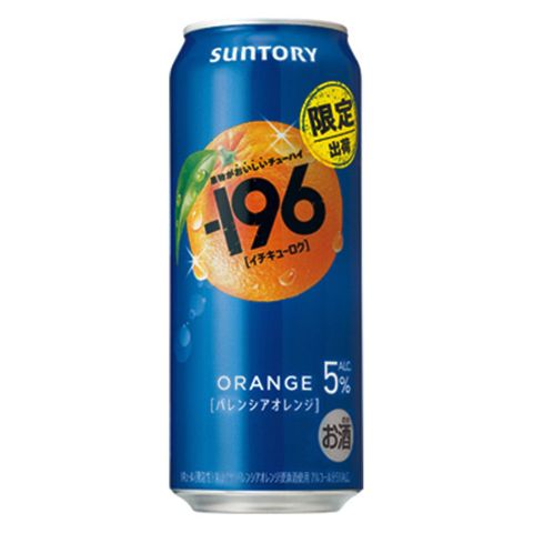Suntory -196 Alcohol 5% (Orange Flavor) 500ml [Parallel Import]