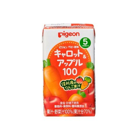 Pigeon 胡蘿蔔蘋果汁飲料 3 x 125毫升