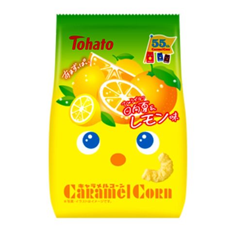 Tohato Caramel Corn Hyuganatsu & Lemon Flavor 62g [Parallel Import]