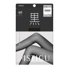 Atsugi Black Stockings 40 Denier Jet Black L - LL 1 Piece [Parallel Import]