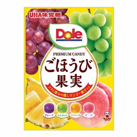 Uha Mikakuto Mixed Fruits Flavor Candy 84g [Parallel Import]