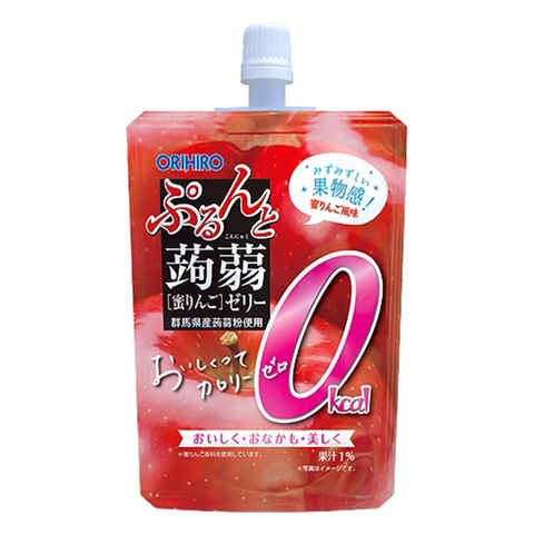 Orihiro 0kcal Apple Flavor Konjac Jelly Drink 130g [Parallel Import]