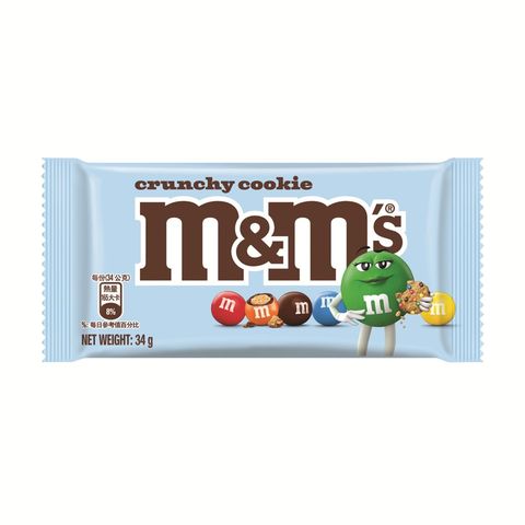 M&m's Crunchy Cookie Chocolate 34g