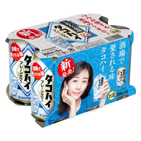 Suntory Kodawari Tako Highball Alc.6% 350ml x6[Parallel Import]