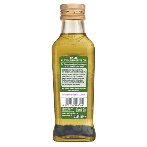 Filippo Berio Basil Flavoured Extra Virgin Olive Oil 250ml