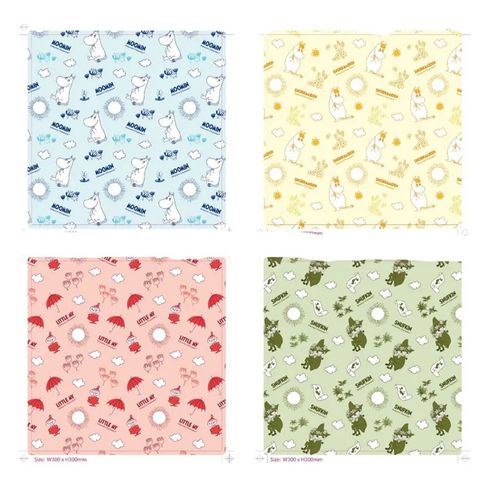 Moomin Multi-purpose Kitchen Towel 30cm x 30cm 4 Pieces