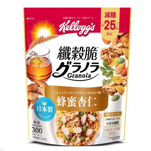 家樂氏 纖穀脆蜂蜜杏仁 300克
