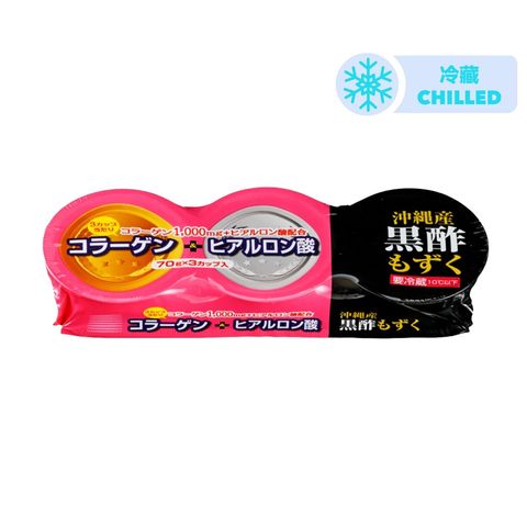 Hizuka Mozuku Seaweed Vinegar (Collagen & Hyaluronic Acid) 3 x 70g