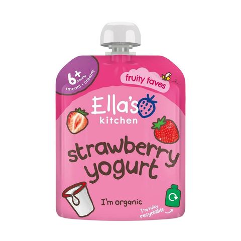 Ella's Kitchen Organic Strawberry Greek Style Yoghurt 90g
