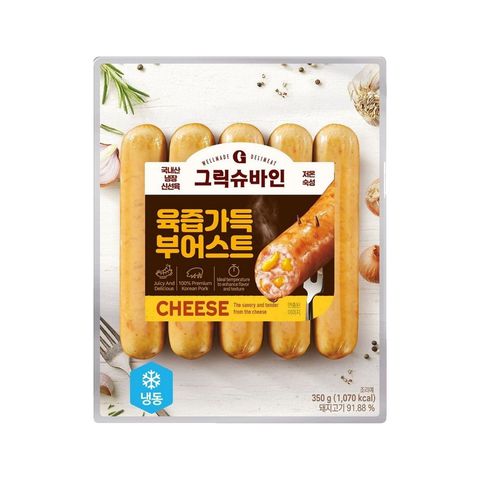 Glucks Schwein Frozen Wurst Sausage Cheese Flavor 350g