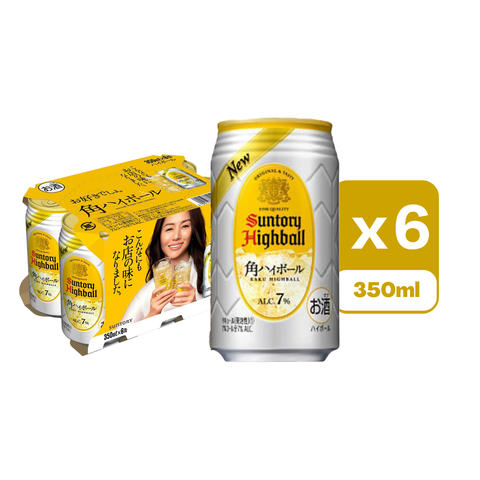Suntory Kaku Highball Alc. 7% 350ml x6[Parallel Import]