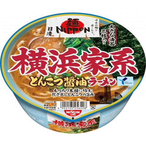 Nissin Yokohama Lekei Tonkotsu Soy Sauce Ramen 119g [Parallel Import]