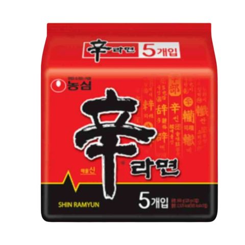 農心 韓國版辛辣麵 120克 x 5
