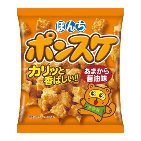 Bonchi Soy Sauce Flavour Rice Crackers 70g [Parallel Import]