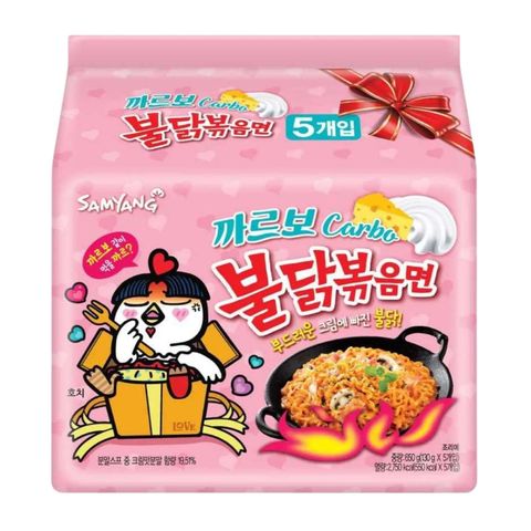Samyang Hot Chicken Carbonara Flavour Ramen 130g x 5