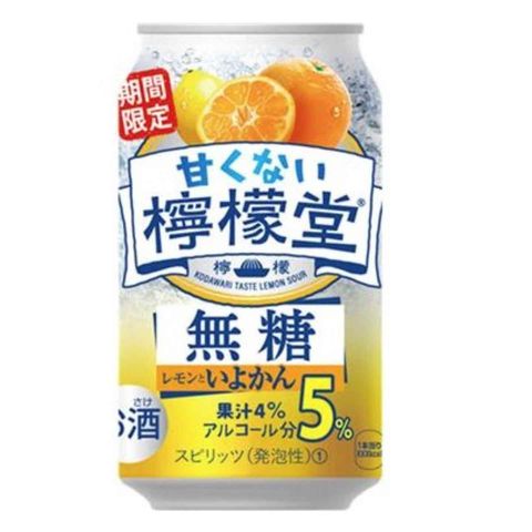 檸檬堂 無糖檸檬與伊予柑 350毫升 [平行進口]