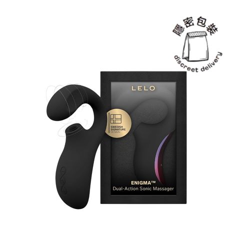 Lelo Enigma Sonic Dual-stimulation Massager Black 1 Piece