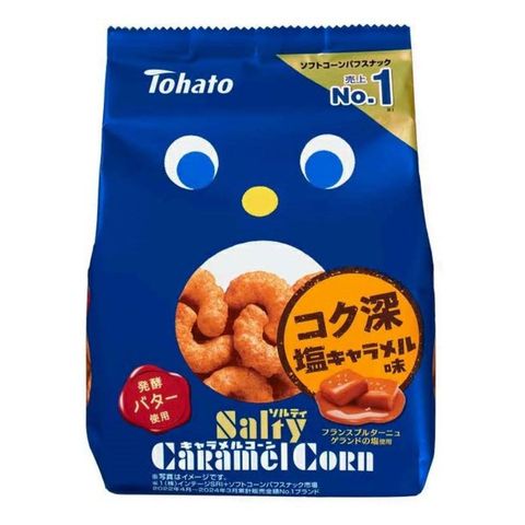 桃哈多 鹽味焦糖粟米條 67克