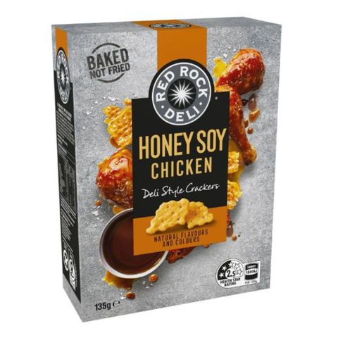 Red Rock Deli Cracker Honey Soy Chicken 135g [Parallel Import]