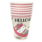 Sanrio Hello Kitty 郊遊樂 特級厚紙杯 (睡覺) (9安士) 6件 [Sanrio 許可產品]