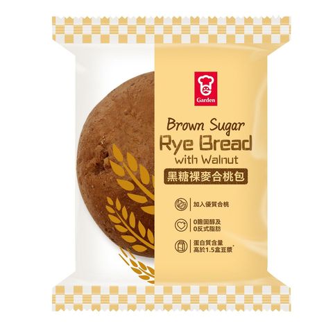 嘉頓 黑糖裸麥合桃包 1件