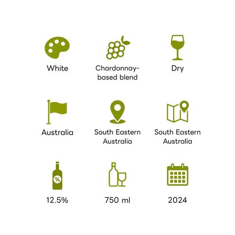The Black Stump Chardonnay Pinot Grigio 750ml