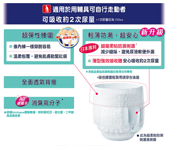 Unicharm Lifree Thin Lightweight Adult Diaper L 20 Pieces [Parallel Import]