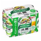 麒麟 淡麗綠標 Alc. 4.5% 6 x 350毫升 [平行進口]