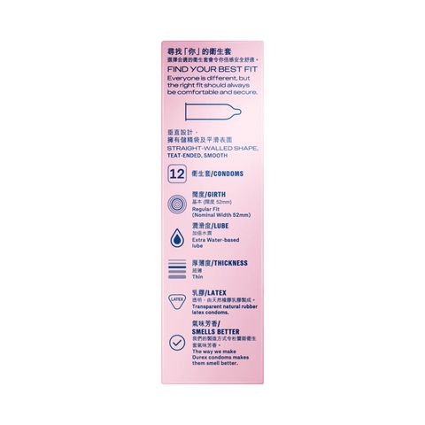 Durex Hyaluronic Acid Condom 12 Pieces