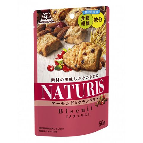 森永製菓 Naturis 杏仁和蔓越莓味餅乾 50克 [平行進口]