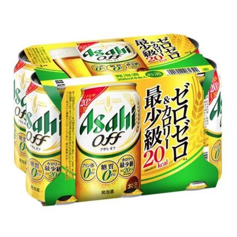 Asahi Zero Sugar Canned Beer 350ml x6[Parallel Import]