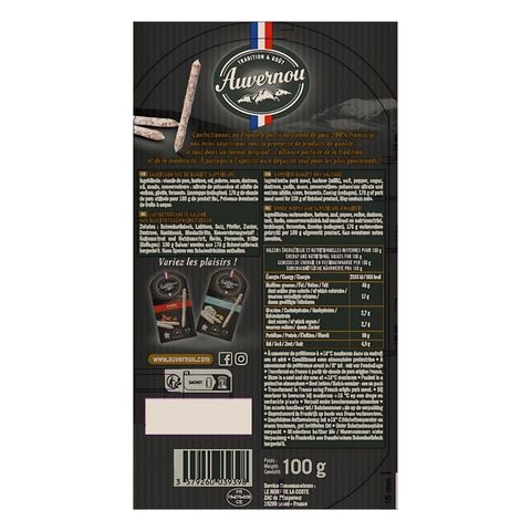 Savernou Plain Mini Sticks 100g