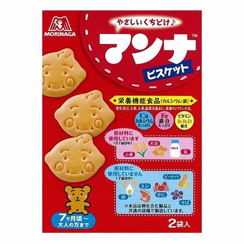 Morinaga Manna Biscuit 86g [Parallel Import]