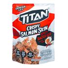 Titan Crispy Salmon Skin Snacks - Spicy Salted Egg Flavour 30g